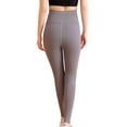 thumbnail image 5 of Pantalones de yoga para mujeres embarazadas, pantalones deportivos con cintura alta y barriga grande que se pueden usar externamente,L, 5 of 5