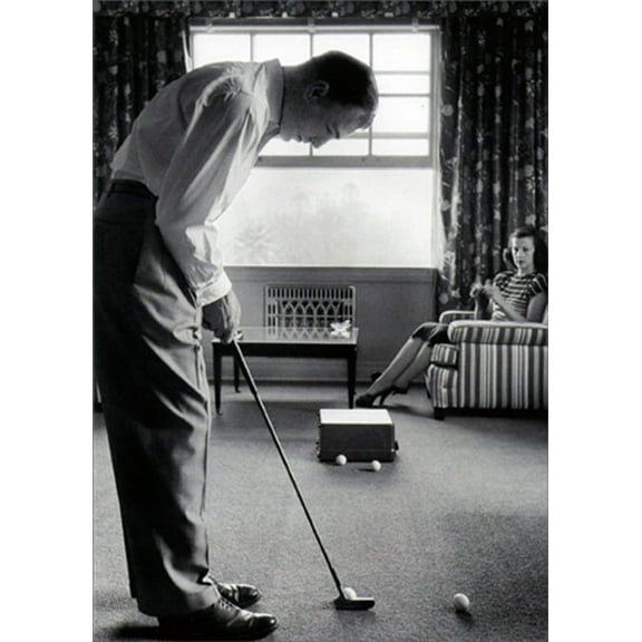 Avanti Press Golfer Ben Hogan Putting Practice America Collection Humorous : Funny Birthday Card