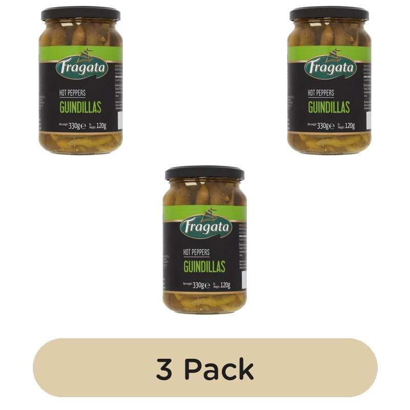 Fragata Basque Hot Peppers 330g, British Import (Pack of 3)