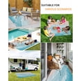 thumbnail image 5 of Outdoor Rug 5x8 ft Aqua Blue Coastal Beach Waterproof Outdoor Patio Rug Mat Non Slip Outside Area Rugs Carpet for RV,Camping,Porch,Deck,Pool,Balconybackyard,Ocean Sea Water, 5 of 9
