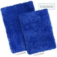 thumbnail image 3 of Nestl Super Soft Shaggy Bath Rug, Absorbent Bathroom Rug, Small and Medium, Royal Blue, 3 of 4