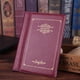 thumbnail image 2 of Sywqhk Álbum de monedas rusas 10 páginas 120 Pocket Coin Collection Book Holder (vino rojo) Sywqhk Para estrenar, 2 of 7