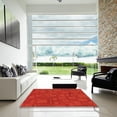 thumbnail image 7 of Ahgly Company Machine Washable Indoor Round Transitional Scarlet Red Area Rugs, 6' Round, 7 of 7