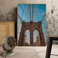 thumbnail image 2 of IDEA4WALL Framed Canvas Wall Art for Living Room, Bedroom Brooklyn Bridge and New York City Canvas Prints for Modern Home Decoration Ready to Hang, 2 of 4