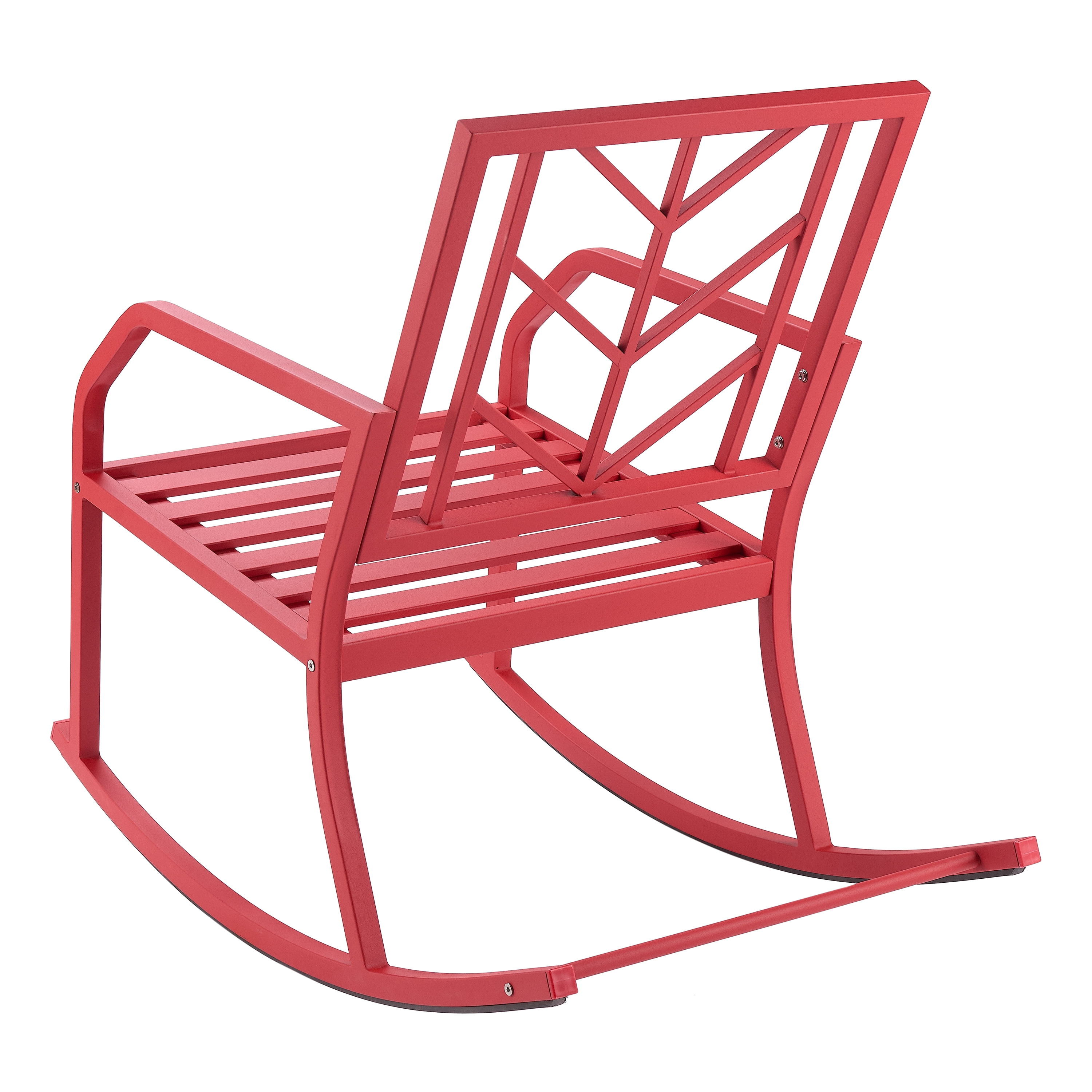 mainstays evry bell outdoor metal rocking chair