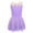 Light Purple, variant on Kids Girls Sleeveless Figure Ice Skating Ballet Leotard Dress Modern Jazz Latin Lyrical Burgundy 12