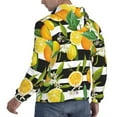 thumbnail image 3 of Bingfone Orange And Lemon Men'S Drawstring Hoodie Long Sleeve Pocket Sweatshirts-Large, 3 of 9