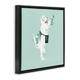 thumbnail image 3 of Stupell Industries Mint Julep Dog Black Framed Floater Canvas Wall Art design by Krissy Mast, 18 x 18, 3 of 9