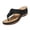 Black, variant on EKVAHL Orthopedic Wedge Flip Flops for Women, Arch Support Thong Sandals, Comfortable Walking Summer Shoes with Breathable Footbed Brown