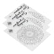 thumbnail image 4 of Sellos transparentes para manualidades, sellos para hacer tarjetas con patrón de flores, reutilizables, transparentes, para sobre y diario, 3 uds., 4 of 8