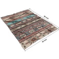 thumbnail image 4 of Brown Geometric Triangle Diamond Pattern Blanket,Comfortable Soft Flannel Throw Blanket,All Season,Warm Lightweight Blankets for Sofa Bed Couch Living Room Chair,60"x80", 4 of 4