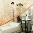 thumbnail image 2 of PiccoCasa Decorative String Curtain Fringe Panel, 39" x 79" Orange, 2 of 6