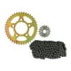 thumbnail image 1 of Engrane 42X16 Cadena 428Hx120L Set VN Rocketman 250,Tornado 250 Roda, 1 of 3