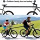 thumbnail image 3 of Correa de cinturón de cuerda de remolque de bicicleta, cuerda de tracción de bicicleta MTB para niños, cinturón portátil elástico reflectante para tirar de padres e hijos para niños adultos, 3 of 5