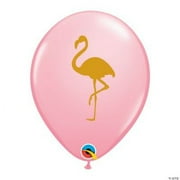 Flamingo Print 11" Latex Balloons, Luau, Party Decor, 50 Pieces