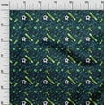 thumbnail image 3 of oneOone Rayon Blue Fabric Sports Sewing Craft Projects Fabric Prints By Yard 56 Inch Wide, 3 of 4