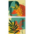 thumbnail image 1 of Great Art Now Mid Century Modern by Becky Thorns 2 Piece Canvas Art Set Each 14W x 14H, 1 of 3