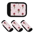 thumbnail image 6 of Luggage Handle Wrap for Suitcase 2 Pack Luggage Tag Identifiers for Travel Accessories Rose Flower, 6 of 6