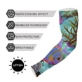 thumbnail image 5 of ALAZA Fish in Ocean Coral UV Sun Protection Arm Sleeves UPF 50+ Compression Cooling Sleeve 1 Pair, 5 of 7