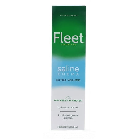 Fleet Enema, Ready-to-Use Saline Laxative 7.8 fl oz