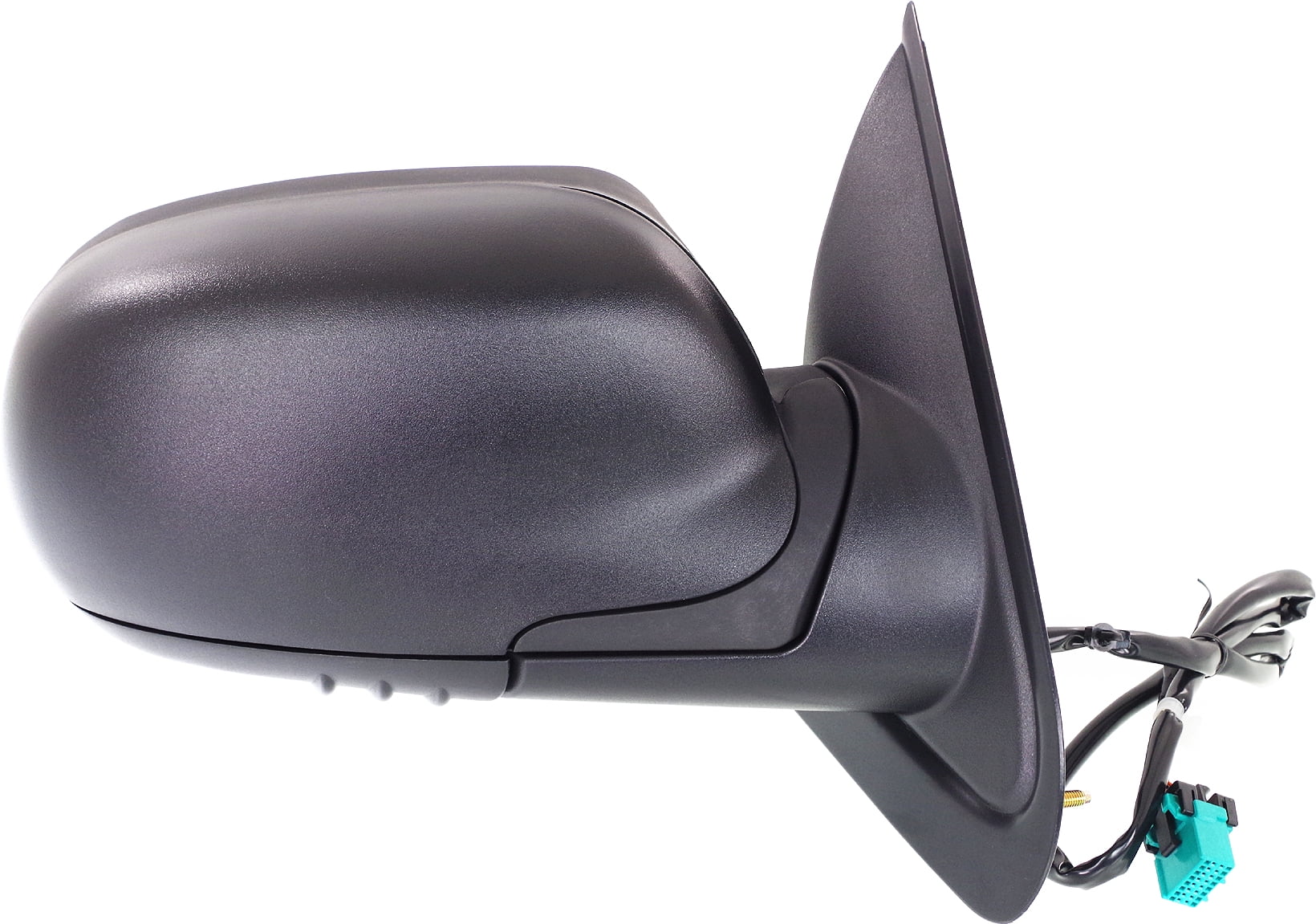 Mirror Compatible With 2002-2009 Chevrolet Trailblazer Gmc Envoy Right Passenger Side Heated Textured Black Kool-Vue