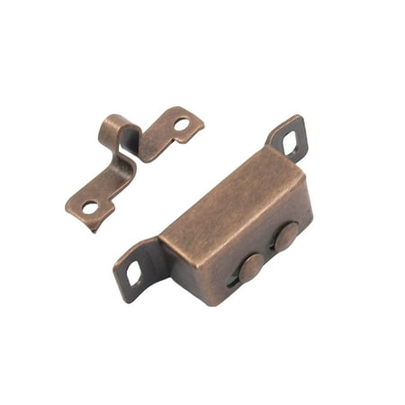 Double Closet Door - Unique Bargains Cabinet Cupboard Closet Double Ball Door Latch Catch Copper Tone 1.8