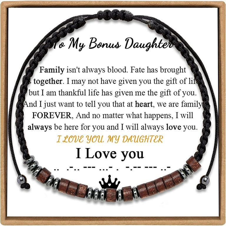 JoycuFF Morse Code Bracelets for Women Men Anniversary Birthday