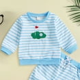 thumbnail image 7 of mgoYE Toddler Baby Boy Clothes Cute Set Long Sleeve Sweatshirt Pullover Top Pant Fall Winter Outfits, 7 of 7