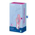 thumbnail image 6 of Satisfyer Air Pump Bunny 2 Rabbit Vibrator with Inflatable Shaft - G-Spot and Clitoris Stimulation, Vibrating Dildo, Clit Stimulator, 12 Powerful Vibration Programs - Waterproof, Rechargeable, 6 of 6