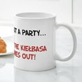 thumbnail image 5 of CafePress - It's Not A Party Until Kielbasa Comes Out Mug - 11 oz Ceramic Mug - Novelty Coffee Tea Cup, 5 of 6