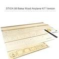 thumbnail image 6 of Pinnaco Dancing Hobby R03 STICK-06 Airplane 580mm Wingspan Balsa Wood Aircraft DIY Flying Toy for Adults Kit Version, 6 of 7