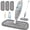 Gray, variant on Microfiber Spray Mops for Floors Cleaning: Wet Dry Mop Hardwood Floor Mops