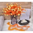thumbnail image 5 of HESHENG 8 Bundles Artificial Daisy Mums Flowers Outdoor Fake Fall Flowers for Decoration No Fade Faux Plastic Autumn Flower Garden Porch Window Box Decor（Gold Yellow）, 5 of 7