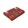 thumbnail image 6 of Kll Fleece Blanket Plush Throw Blanket Merry Christmas,Soft Fuzzy Cozy Flannel Blanket For Couch Sofa Bed.(80"X60"), 6 of 9