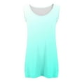 thumbnail image 6 of HADST Tank Top for Women Dressy Gradient Color Sleeveless Plus Size Crew Neck Summer Lightweight Casual Camisole L-5XL, 6 of 6