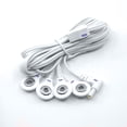 thumbnail image 4 of Cables conductores TENS con descuento, duplicador de puertos, 4 conectores a presión, paquete de 2, 4 of 5