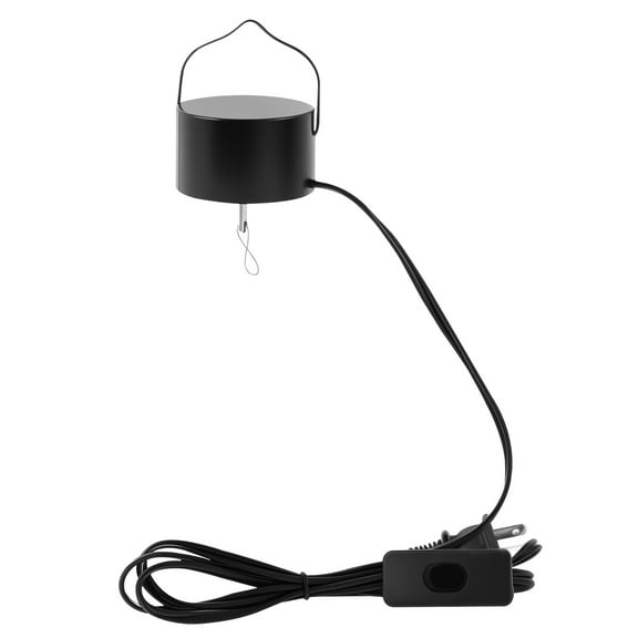 Hanging Display Motor Metal Rotating Motor Straight Plug in Wind Spinner Motor Easy to Install Hanging Display Motor with Metal Carrying Handle Suitable for Living Rooms