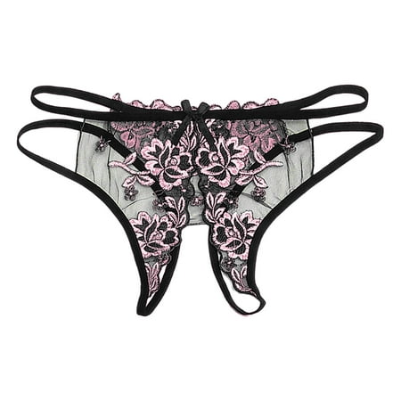 

ZMHEGW 6 Packs Womens Underwear Seamless Low Waist Mesh Briefs Solid Color Cotton Crotch Panties