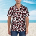 thumbnail image 4 of Lsque French Bulldog1 pattern Hawaiian Shirt for Men, Unisex Summer Beach Casual Short Sleeve Button Down Shirts-Medium, 4 of 9