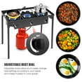 thumbnail image 6 of Goplus Portable Propane 225,000-BTU 3 Burner Gas Cooker Outdoor Camp Stove BBQ, 6 of 11