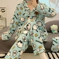 thumbnail image 6 of Sanrio Hello Kitty Winter Plush Pajamas Sets Women Kuromi Melody Cinnamoroll Home Clothes Suits Fashion Sleepwear Cute Pijama, 6 of 10