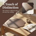 thumbnail image 6 of Unique Bargains Set of 6 Faux Leather Placemats for Kitchen Table Decor Brown 15"x15", 6 of 7
