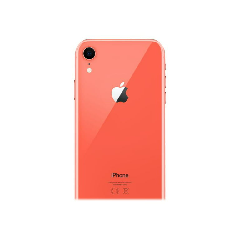 Restored Apple iPhone XR Fully Unlocked Coral 256GB (Refurbished)