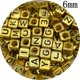 thumbnail image 1 of 5mm 6mm 7mm Mixed Letter Beads Oval /Square Shape Alphabet Beads For Jewelry Making DIY Charms Bracelet Necklace Accessories, 1 of 5