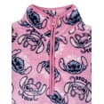 thumbnail image 4 of Disney Lilo & Stitch Toddler Girls' Fleece Half-Zip Pullover Sweatshirt Pink Angel, 4 of 5