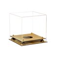 thumbnail image 6 of Deluxe Clear Acrylic Full Size Basketball Display Case with Gold Risers and Wood Floor (A001-GR), 6 of 7