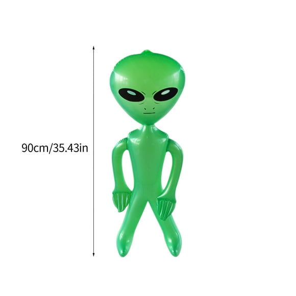 TIMIFIS Halloween Decorations Halloween Inflatables Outdoor Decorations Pvc Inflatable Alien Figurine Halloween Bar Decoration Advertising Props Alien