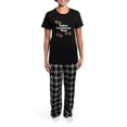 thumbnail image 4 of CafePress - Italian Greyhound Mom Pajamas - Women's Short Sleeve Print T-Shirt and Pants Dark Cotton Pajama Set, 4 of 7