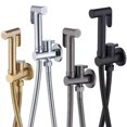 thumbnail image 5 of Jinsinto Ensemble de bidet de Salle de Bain avec Douche en Laiton Rond Chrome, 5 of 5