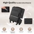 thumbnail image 4 of Ktaxon 20" Carry-on Luggage Softside Suitcases Oragnizer Bag with 360° Spinner Wheels Lightweight Travel Suitcase, Black, 4 of 14